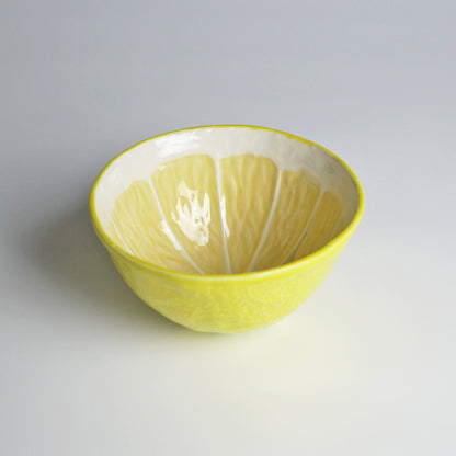 【Bordallo Pinheiro】　ポルトガル　ボルダロピニェイロ　レモン　ボウル