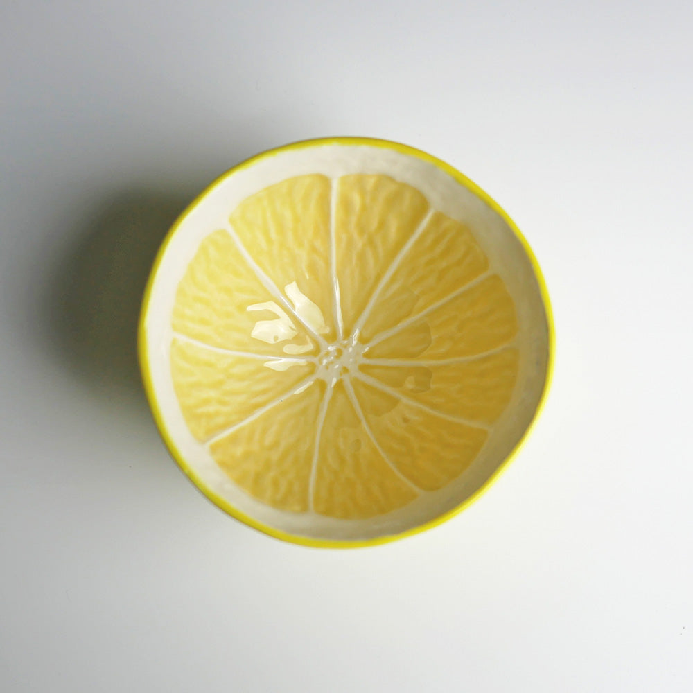 【Bordallo Pinheiro】　ポルトガル　ボルダロピニェイロ　レモン　ボウル