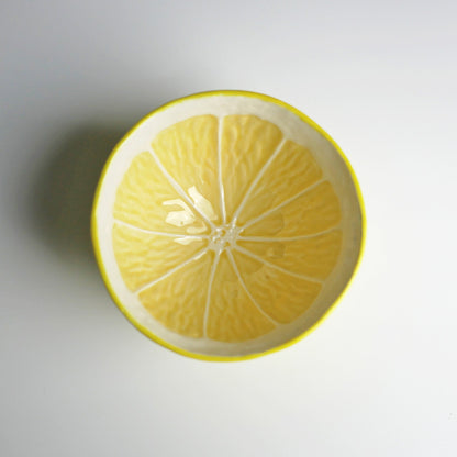 【Bordallo Pinheiro】　ポルトガル　ボルダロピニェイロ　レモン　ボウル