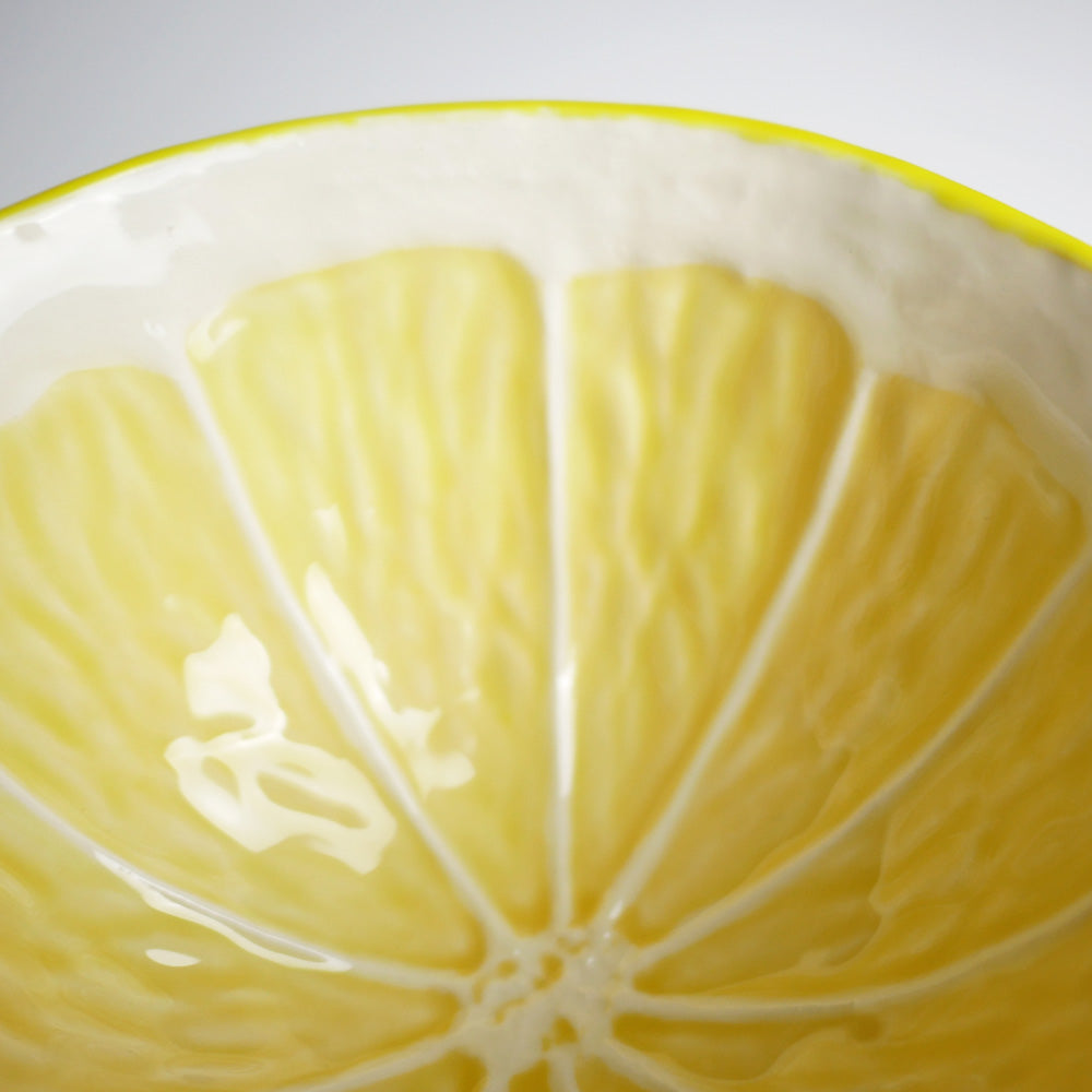 【Bordallo Pinheiro】　ポルトガル　ボルダロピニェイロ　レモン　ボウル