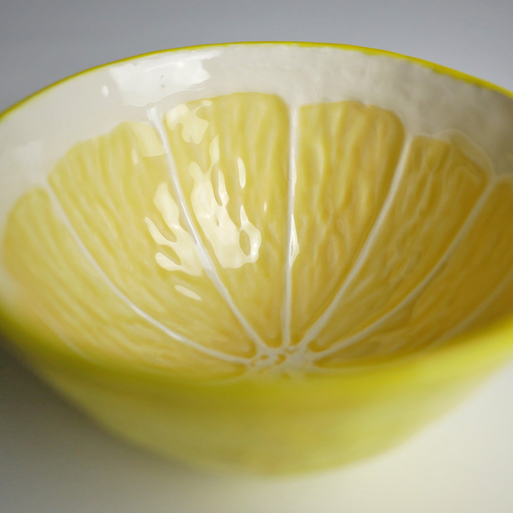 【Bordallo Pinheiro】　ポルトガル　ボルダロピニェイロ　レモン　ボウル