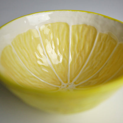 【Bordallo Pinheiro】　ポルトガル　ボルダロピニェイロ　レモン　ボウル