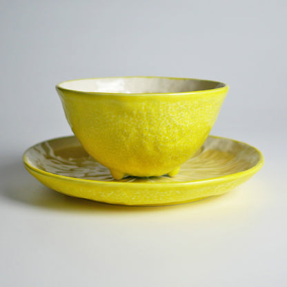 【Bordallo Pinheiro】　ポルトガル　ボルダロピニェイロ　レモン　ボウル