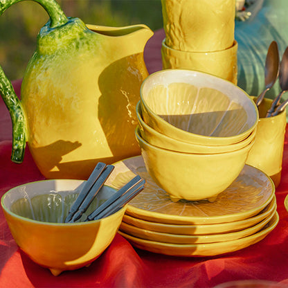 【Bordallo Pinheiro】　ポルトガル　ボルダロピニェイロ　レモン　ボウル