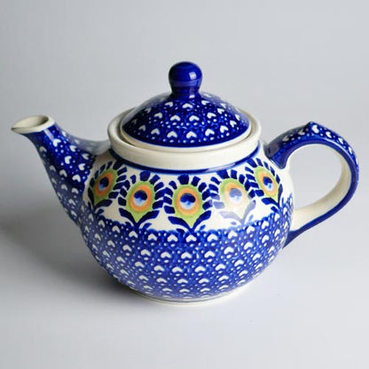 ハイゼ　ティーポット　個性的なモチーフと鮮やかな色彩の可愛らしいハンドメイド陶器　200年以上の歴史ある窯元　ドイツ伝統のブンツラウアー陶器