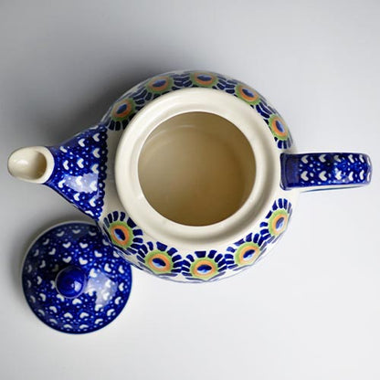 ハイゼ　ティーポット　個性的なモチーフと鮮やかな色彩の可愛らしいハンドメイド陶器　200年以上の歴史ある窯元　ドイツ伝統のブンツラウアー陶器