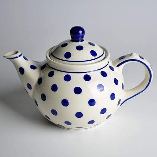 ハイゼ　ティーポット　個性的なモチーフと鮮やかな色彩の可愛らしいハンドメイド陶器　200年以上の歴史ある窯元　ドイツ伝統のブンツラウアー陶器