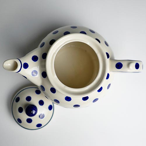 ハイゼ　ティーポット　個性的なモチーフと鮮やかな色彩の可愛らしいハンドメイド陶器　200年以上の歴史ある窯元　ドイツ伝統のブンツラウアー陶器