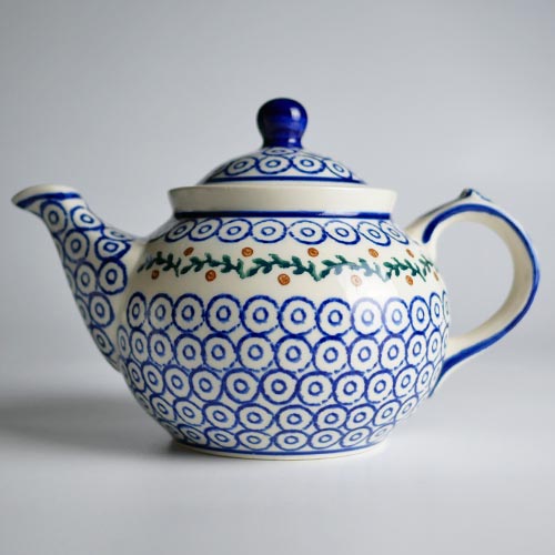 ハイゼ　ティーポット　個性的なモチーフと鮮やかな色彩の可愛らしいハンドメイド陶器　200年以上の歴史ある窯元　ドイツ伝統のブンツラウアー陶器