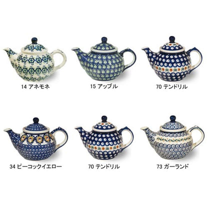 ハイゼ　ティーポット　個性的なモチーフと鮮やかな色彩の可愛らしいハンドメイド陶器　200年以上の歴史ある窯元　ドイツ伝統のブンツラウアー陶器