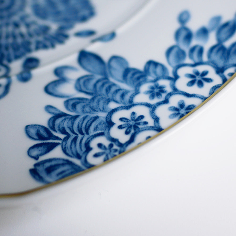 ヴィスタアレグレ　コラリーナ　ブルー　チャージャープレート