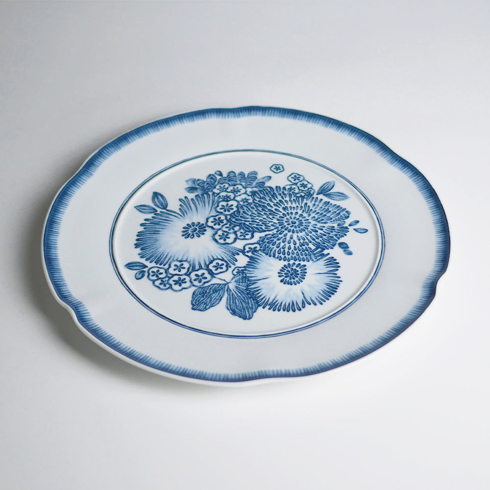 ヴィスタアレグレ　コラリーナ　ブルー　ディナープレート