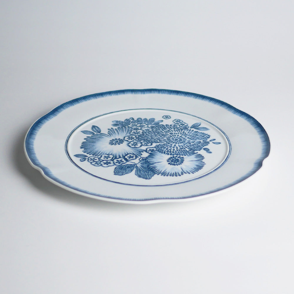 ヴィスタアレグレ　コラリーナ　ブルー　ディナープレート