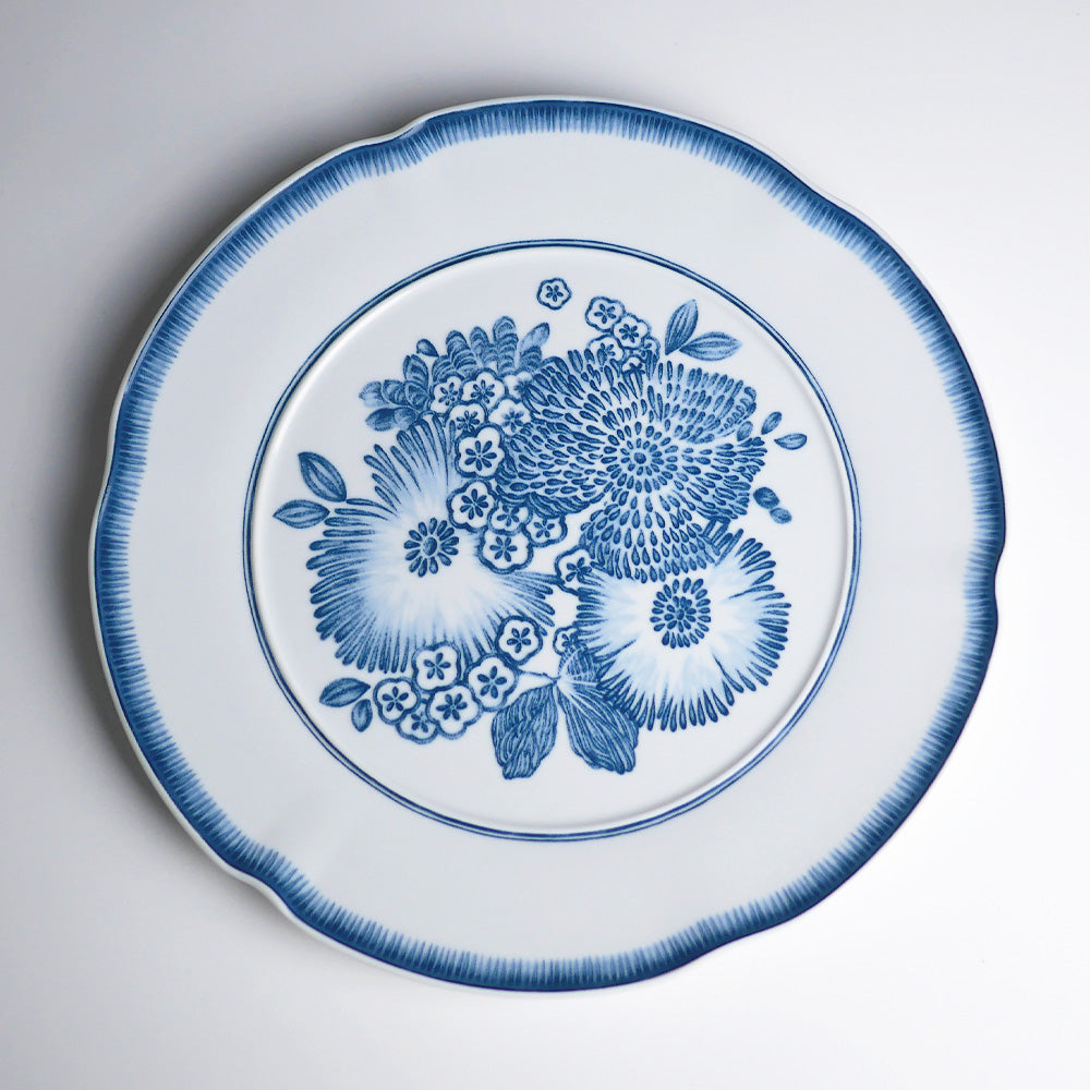 ヴィスタアレグレ　コラリーナ　ブルー　ディナープレート