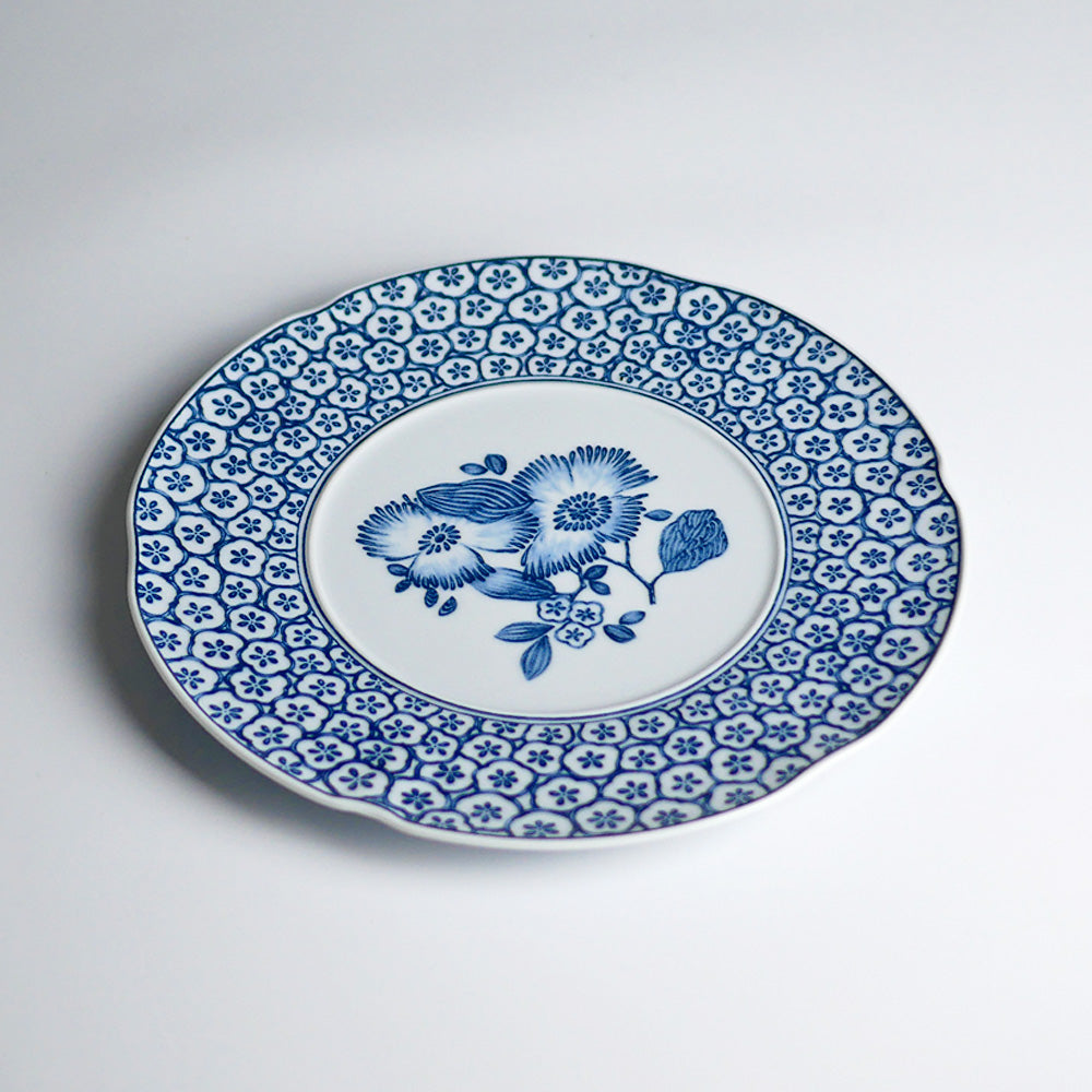 ヴィスタアレグレ　コラリーナ　ブルー　デザートプレート