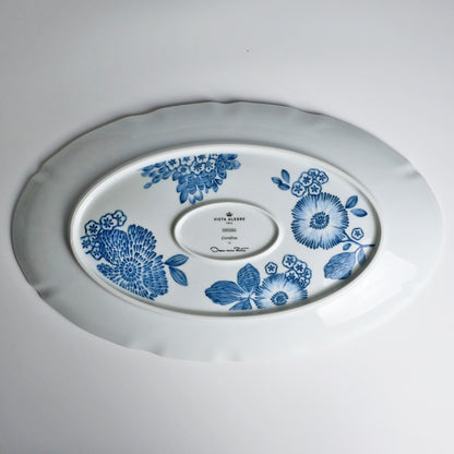 ヴィスタアレグレ　コラリーナ　ブルー　オーバルプラッター