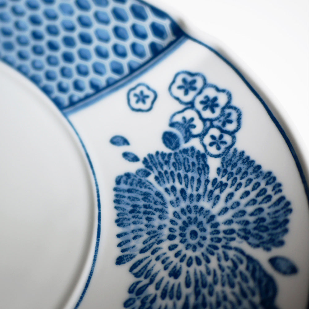 ヴィスタアレグレ　コラリーナ　ブルー　オーバルプラッター