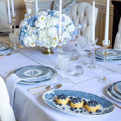 ヴィスタアレグレ　コラリーナ　ブルー　オーバルプラッター