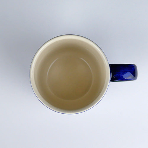カンネギーサー　マグカップ　深い藍色が特徴の温かみのあるハンドメイド陶器　200年以上の歴史ある窯元　ドイツ伝統のブンツラウアー陶器